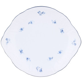 Пирожковая тарелка 27 см  Thun "Бернадотт /Синий цветок" / 344225