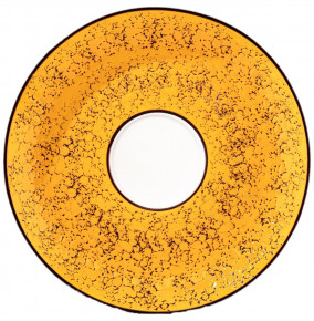 Блюдце 14 см жёлтое  Wilmax "Splash" / 261800