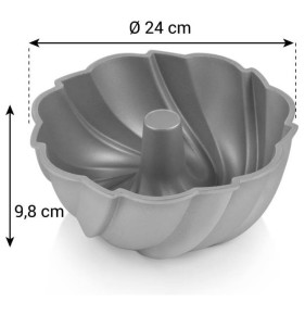 Форма для кекса 24 см высокая Зефир  Tescoma "DELÍCIA" / 278240