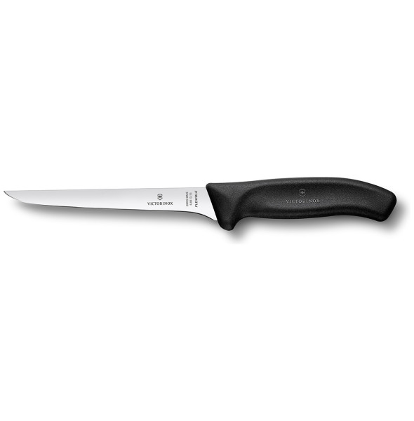 Нож обвалочный гибкое лезвие 15 см черный в блистере  Victorinox &quot;Swiss Classic&quot; / 320283