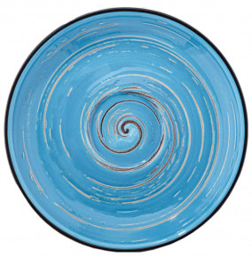 Блюдце 12 см голубое  Wilmax "Spiral" / 261669