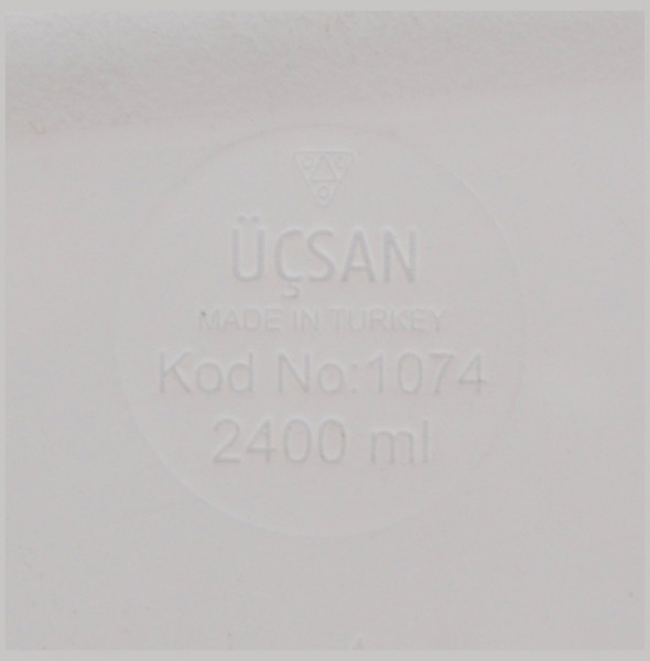 Контейнер 20,5 х 20,5 х 10 см 2,4 л салатовый  Ucsan Plastik &quot;Ucsan&quot; / 296221
