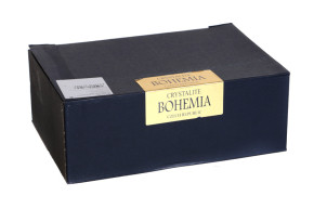 Стаканы для виски 340 мл 6 шт  Crystalite Bohemia "Квадро /Разноцветное дно" яркие / 062189