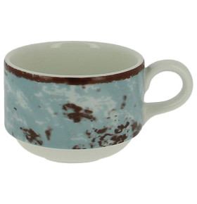 Чайная чашка 230 мл штабелируемая голубая  RAK Porcelain "Peppery" / 314782