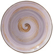 Тарелка 25,5 см глубокая сиреневая  Wilmax &quot;Spiral&quot; / 261690