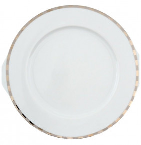 Пирожковая тарелка 27 см  Thun "Опал /Платиновые пластинки" / 056499