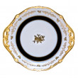 Пирожковая тарелка 28 см  Weimar Porzellan &quot;Анна-Амалия /Золотой букет&quot; / 021014