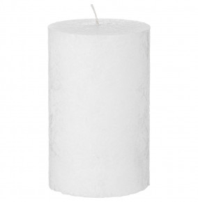 Свеча столбик 6 х 10 см стеариновая ароматизированная белая / 292618