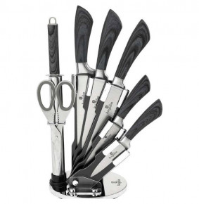 Набор ножей для кухни 8 предметов на подставке  Berlinger Haus "Forest Line" / 147744