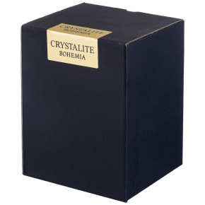 Ваза для конфет 22 см с крышкой  Crystalite Bohemia "Вэйв /Без декора" / 103957