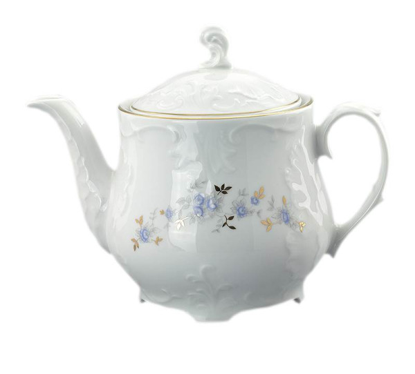 Заварочный чайник 550 мл  Cmielow &quot;Рококо /Голубой цветок&quot; / 313128