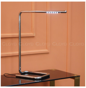 Настольная лампа 1 рожковая  Cloyd "SKOLAR" / выс. 50 см - хром / 336431