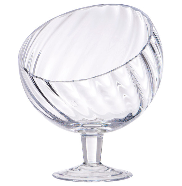 Конфетница 14,5 x 22 см н/н  Alegre Glass &quot;Sencam /Скошенный край&quot; / 313801