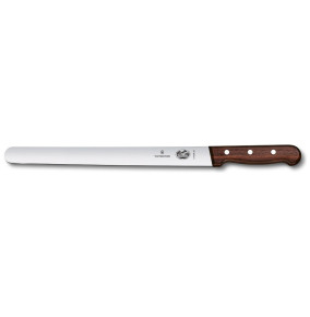 Нож для нарезки ломтиками 30 см  Victorinox "Rosewood" ручка розовое дерево / 316348
