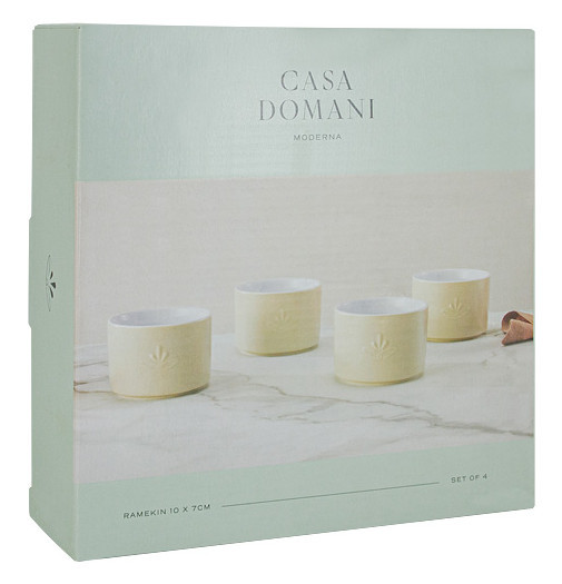 Набор форм для запекания 4 шт кремовые  Casa Domani &quot;Moderna&quot; / 288177