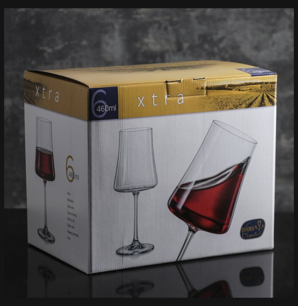 Бокалы для белого вина 460 мл 6 шт  Crystalex CZ s.r.o. &quot;Экстра /Без декора&quot; / 150823