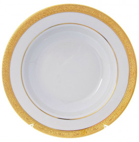 Набор тарелок 22,5 см 6 шт глубокие  Falkenporzellan "Констанц /Золотая лента /СК" / 159948