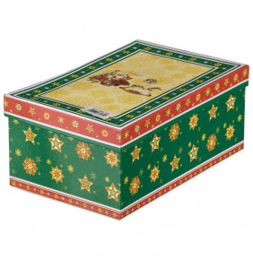 Банка для чайных пакетиков 9 х 9 х 18 см  LEFARD "Christmas Collection /Ёлка" / 207484