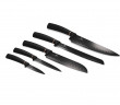 Набор кухонных ножей 6 предметов на подставке  Berlinger Haus &quot;Black Rose Collection&quot; / 147739