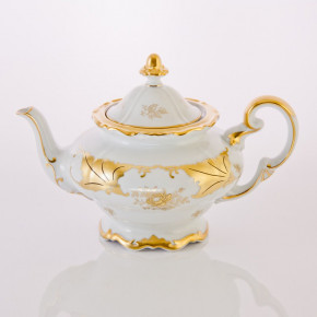Заварочный чайник 1,2 л  Weimar Porzellan "Кленовый лист /Белый" / 053081