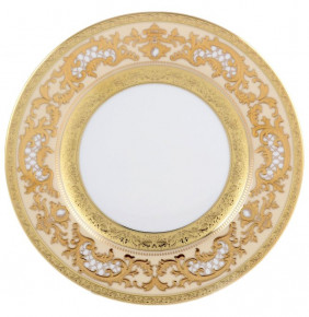 Набор тарелок 23 см 6 шт  Falkenporzellan "Констанц /Алена золото 3D" крем / 146466