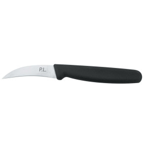 Нож для чистки овощей 7 см черная ручка  P.L. Proff Cuisine "PRO-Line" / 324962