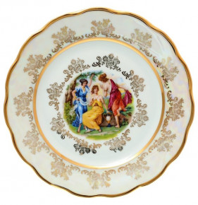 Набор тарелок 21 см 6 шт  Sterne porcelan "Фредерика /Мадонна перламутр" / 139142