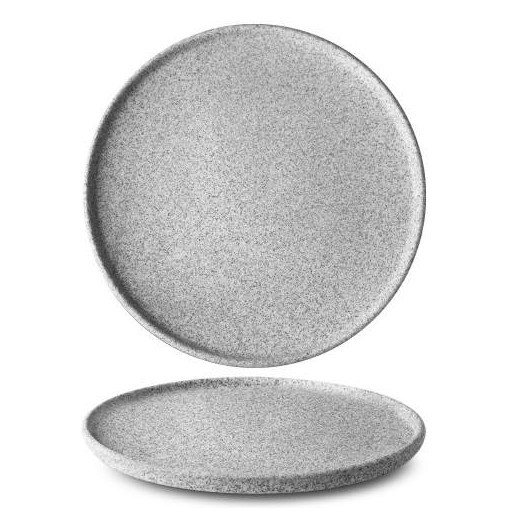 Тарелка 29 см 1 шт неглазурованная  G.Benedikt &quot;Optimo granit /Светло-серый&quot; / 276708