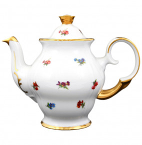 Заварочный чайник 500 мл высокий  Bohemia Porcelan Moritz Zdekauer 1810 s.r.o. "Анжелика 852 /Мелкие цветы" / 097936