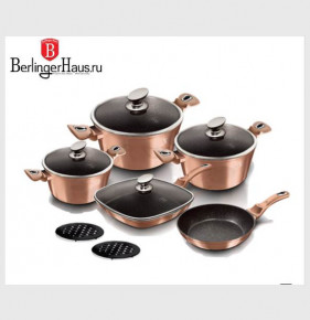 Набор посуды 11 предметов  Berlinger Haus "Rosegold Line" / 280680