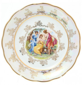 Набор тарелок 26 см 6 шт  Sterne porcelan "Фредерика /Мадонна перламутр" / 139144