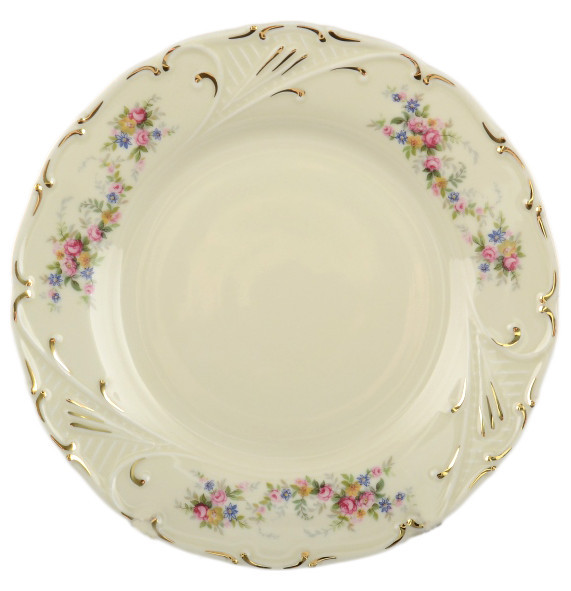Набор тарелок 19 см 6 шт  Bohemia Porcelan Moritz Zdekauer 1810 s.r.o. &quot;Лиана /Цветочная гирлянда /СК&quot; / 091901