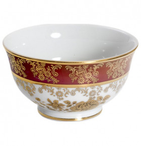 Пиала 10,5 см 1 шт  Royal Czech Porcelain "Офелия /Золотая роза /Красная" / 203899