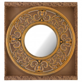 Зеркало настенное 31 см круглое золото  LEFARD "ITALIAN STYLE" / 188005