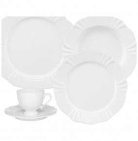 Набор посуды на 4 персоны 20 предметов  Oxford "Солей /Белый" / 149280