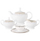 Чайный сервиз на 6 персон 21 предмет  Anna Lafarg Emily "Вивьен" комбинированный (подарочная упаковка) / 313129
