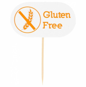 Флажок маркировочный 8 см 100 шт  Garcia De Pou "GLUTEN FREE" / 317685