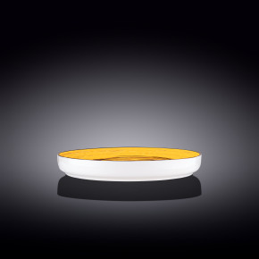 Тарелка 23 см жёлтая  Wilmax "Spiral" / 261603