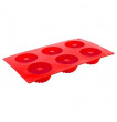 Форма для выпечки мини-кексов 29,5 х 17,5 см силикон красная &quot;Banquet&quot;  / 155580