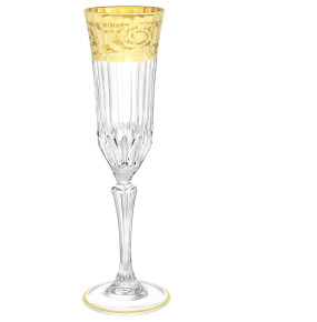 Бокалы для шампанского 180 мл 6 шт янтарные  Art Design "Адажио /Италия /золото"  / 289748
