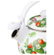 Чайник 2,2 л эмалированный со свистком индукционное дно  Agness &quot;Fruit Basket /Berry tea&quot; / 313090