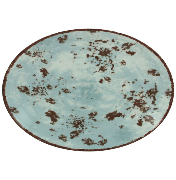 Тарелка 32 х 23 см овальная плоская голубая  RAK Porcelain &quot;Peppery&quot; / 314820