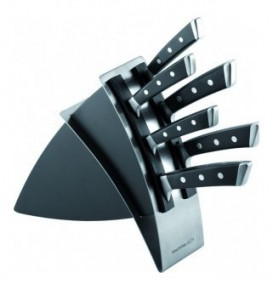 Набор кухонных ножей 6 предметов на подставке 36 х 28 см "Tescoma /AZZA" / 141353