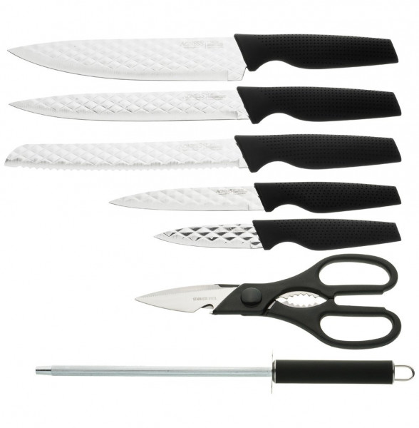 Набор кухонных ножей 8 предметов на подставке &quot;Agness&quot; / 207758