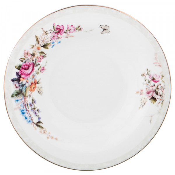 Набор тарелок 23 см 6 шт глубокие  LEFARD &quot;Бабочки и цветы&quot; / 186259