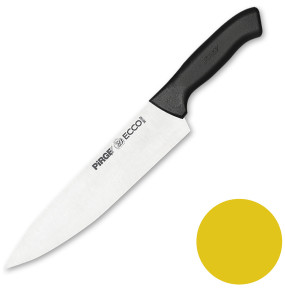 Нож поварской 23 см желтая ручка  PIRGE "Ecco" / 321702