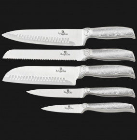 Набор кухонных ножей 6 предметов на подставке  Berlinger Haus "Kikoza Collection" / 135647