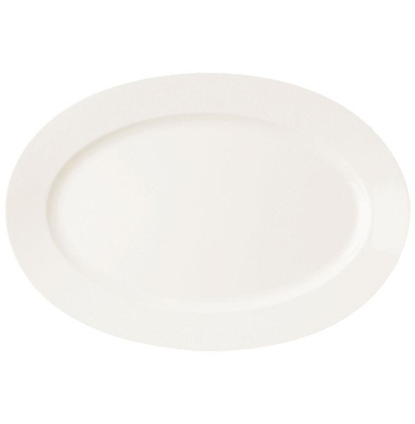 Тарелка 38 х 26 см овальная плоская  RAK Porcelain &quot;Banquet&quot; / 314657
