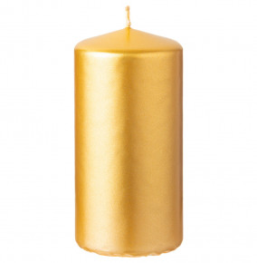 Свеча столбик 5 х 10 см /золото металлик / 283007