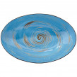Салатник 30 x 19,5 x 7 см овальный голубой  Wilmax &quot;Spiral&quot; / 261678